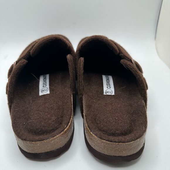 CUSHIONAIRE Womens Clog 7.5 BROWN - Picture 4 of 7